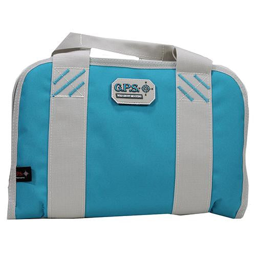 Double Pistol Case - Robin Egg Blue