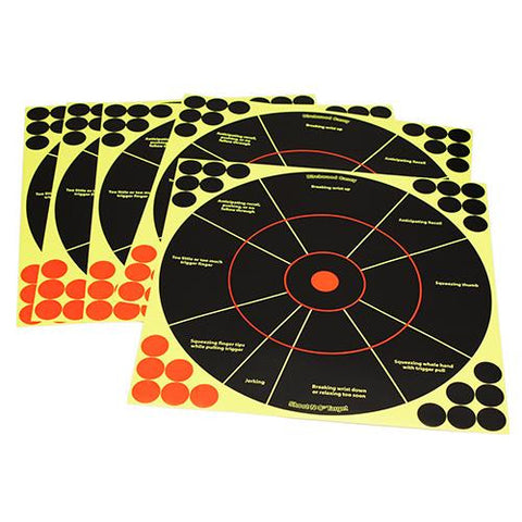 Shoot-N-C Handgun Trainer Target - 12", Per 50