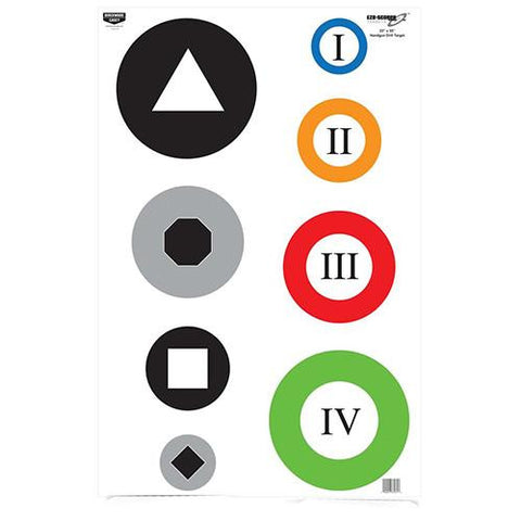 Eze-Scorer Target - 23"x35", Circle Drill, Per 100