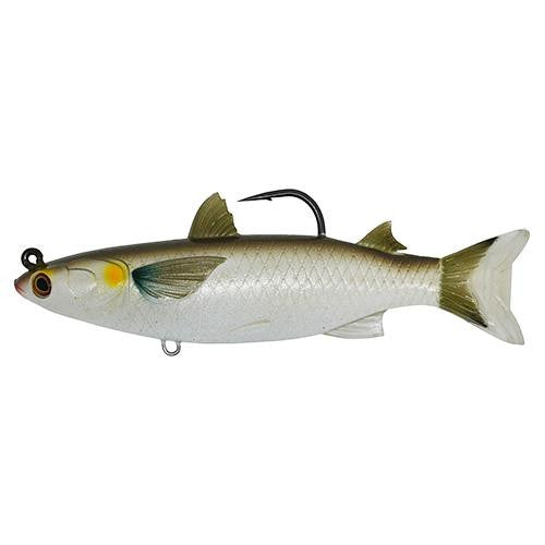 Mullet Twitchbait - Saltwater, 5 1-2", 9-0 Hook, Medium-Slow Sinking, Silver