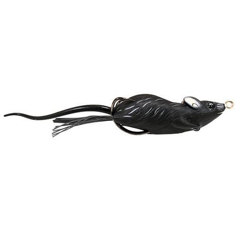 Field Mouse Hollow Body - Freshwater, 2 3-4", 2-0 Hook, Topwater Depth, Black-Black