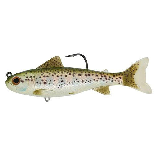 Trout  (Parr) - Freshwater, 4", 5-0 Hook, Medium-Slow Sinking, Silver-Olive