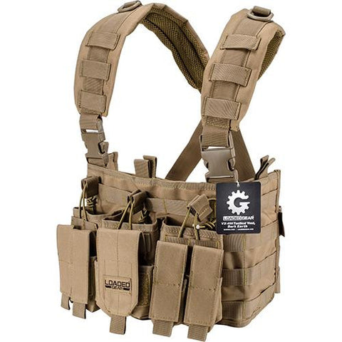 VX-400 Tactical Chest Ring - Dark Earth