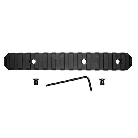 KeyMod Picatinny Rail - 6" Length, 15 Slots, Black