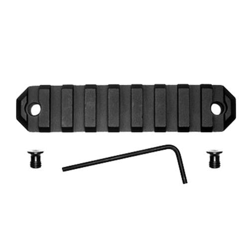 KeyMod Picatinny Rail - 3.80" Length, 9 Slots, Black