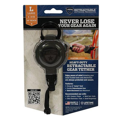 Retractable Gear Tether Hunting - Large, 10-48"