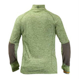 Men's Covert Shadow 1-2 Zip Long Sleeve Shirt - X-Large, Green Heather