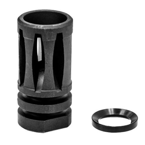 UTG Standard AR15 A2 Flash Hider, 1-2"-28 UNEF, Matte Black