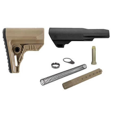 UTG Pro AR-15 Ops Ready S4 Mil-Spec - Stock Kit, Flat Dark Earth