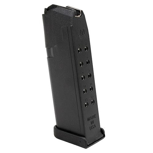 Glock Magazine - Model 23, .40 Smith & Wesson, 13 Rounds, Black Polymer