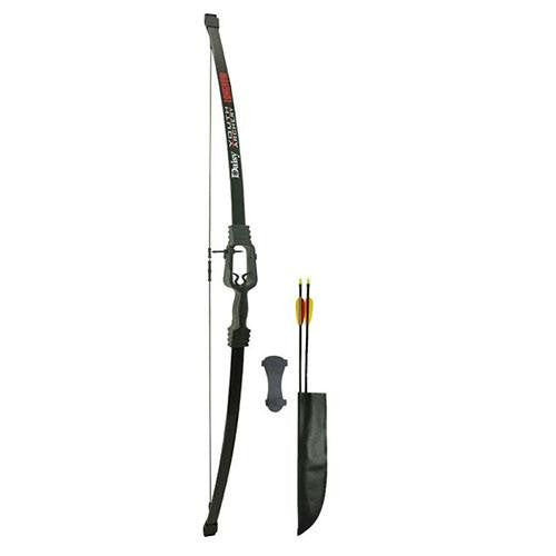 Youth Package - Longbow, Ambidextrous, 10-21 lb Draw Weight, 16"-24" Draw Length, Black