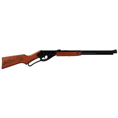 Red Ryder - BB Youth Lever Action Air Rifle, 177 Caliber, BB, Wood Stock Blue Barrel