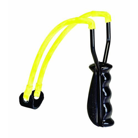 Slingshot - F16, Black Handle with Ayellow Band