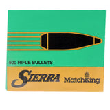 6mm-243 Caliber - MatchKing, 107 Grains, Hollow Point Boat Tail Match, Per 500