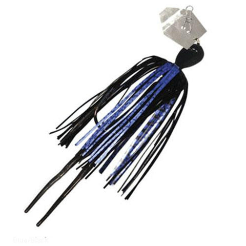 ChatterBait Micro Lures - 3" Length, 1-8 oz Weight, Blue-Black, Per 1