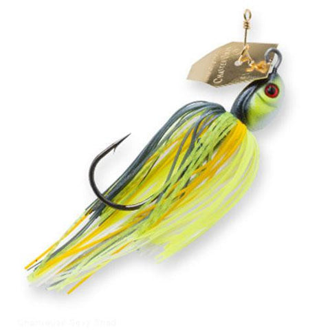 ChatterBait Projectz Lures - 1 oz Weight, 6-0 Hook, Chartreuse Sexy Shad, Per 1