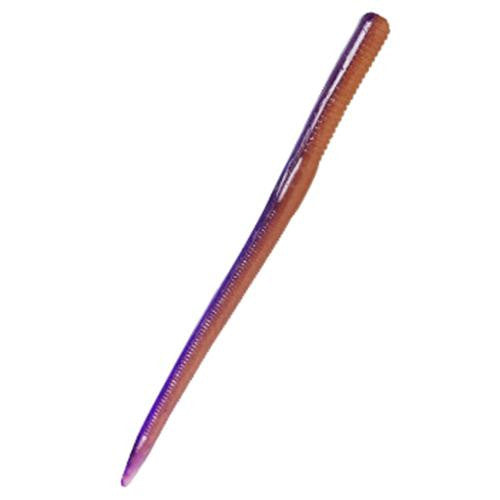 Finesse Wormz Lures - 4" Length, Peanut Butter & Jelly, Per 10