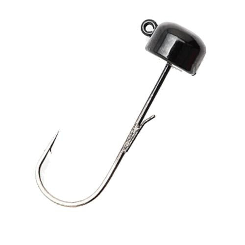 Finesse Shroomz Hooks - 1-20 oz Size, Black, Per 5