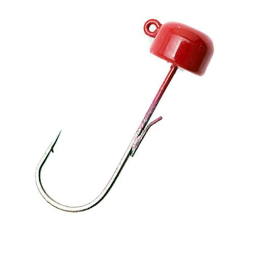 Finesse Shroomz Hooks - 1-6 oz Size, Red, Per 5