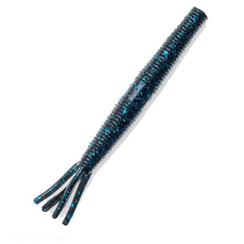 Hula Stickz Lures - 4" Length, Blue-Black Flake, Per 6