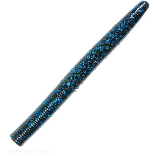 Big TRD Lures - 4" Length, Black-Blue Flake, Per 6