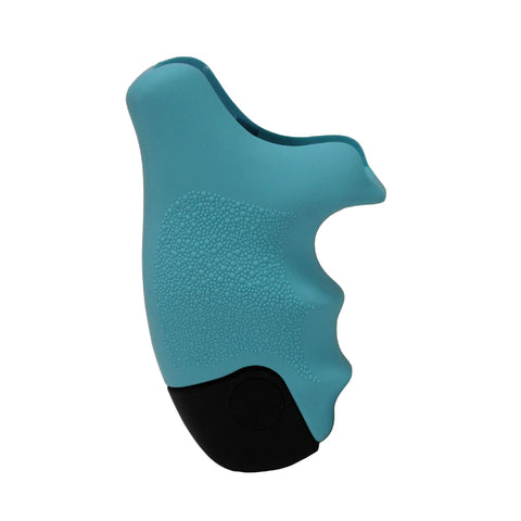 S&W J Frame Round Butt Grip - Centennial-Body Guard Rubber, Tamer Grip, Aqua