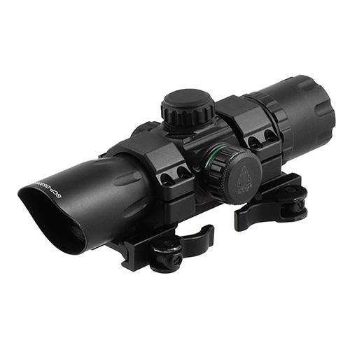 UTG 6.4" ITA Red-Green CQB T-Dot Sight with QD Mount Base, Black