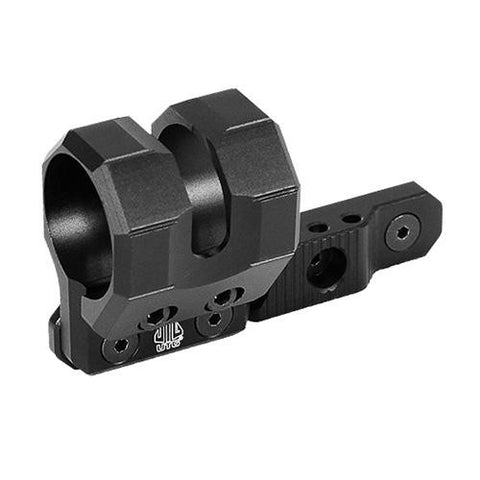 UTG Offset Flashlight Ring Mount - Keymod, Matte Black