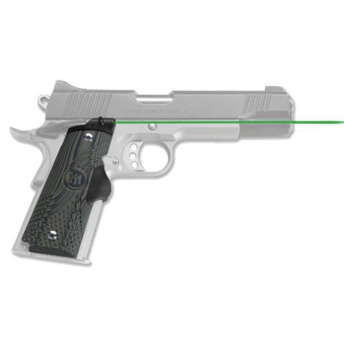 Master Series Laser Grips - G10 Green, 1911 Full Size, Green Laser, Boxed