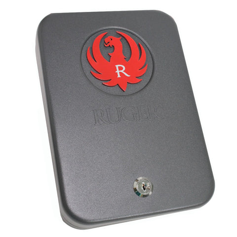 Lockbox - Ruger, X-Large, Keyed Lock, Gray