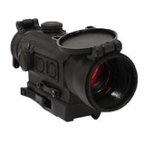 Red Dot Sight 1x, 30mm Tube - 2 MOA Dot, Weaver-Style Mount Solar-Battery Powered, Matte Black