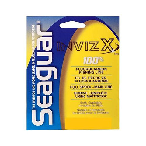 InvizX Freshwater Fluorocarbon Line - .007" Diameter, 4 lb Tested, 200 Yards, Clear