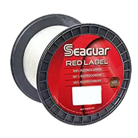 Red Label Saltwater Fluorocarbon Line - .007" Diameter, 6 lb Tested, 1000 Yards, Clear