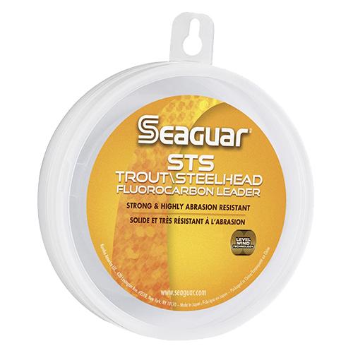 STS SAalmon and Trout SteelHead Saltwater Fuorocarbon Line - .010" Diameter, 10 lb Tested, 100 Yards, Clear