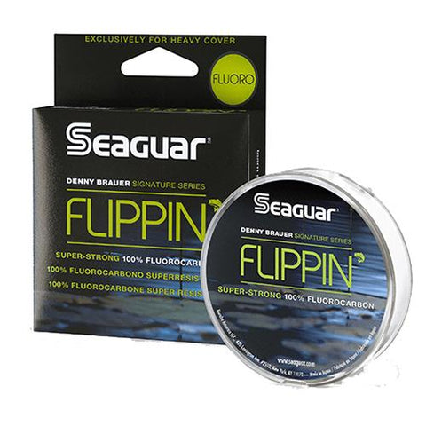 Flippin' Fluoro Freshwater Fluorocarbon Line - .016" Diameter, 20 lb Tested, 100 Yards, Clear