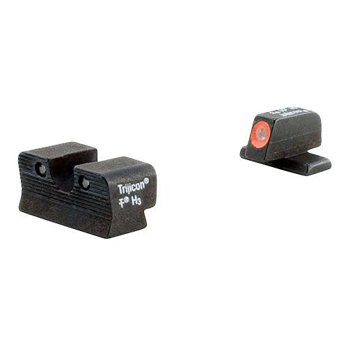 HD Night Sight Set - FNH Models FN509, Orange Front Outline