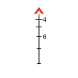 6x48mm ACOG Dual Illumination Scope - - Red Chevron .223 Ball Ret, 6.5 MOA RMR Type 2 Sight, and TA75 Mount, Black