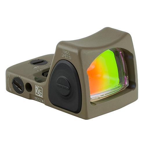 RMR Type 2 Adjustable LED Sight - 6.5 MOA Red Dot Reticle, Cerakote Flat Dark Earth