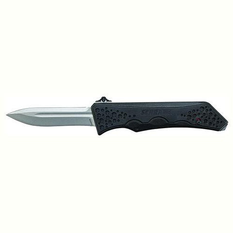 Front Assisted - - Spear Point Blade, Double Edge, Stainless Steel, Boxed