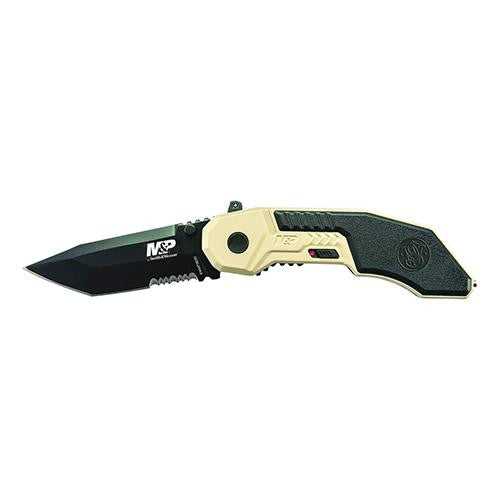 M&P M.A.G.I.C. Assist - - Assisted Liner Lock, Tanto, Desert Camo, Clam