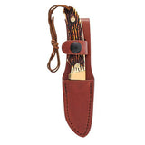 Uncle Henry Mini Pro Hunter - - Small Fixed, Staglon Handle, Boxed