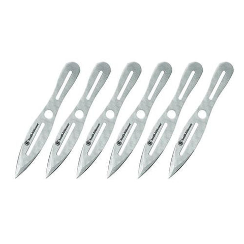 Throwing Knives - - 6 Piece, 8", Includes Sheath, Clam