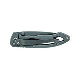 Frame Lock - - Grey, Drop Point Folding, Boxed