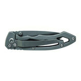 Frame Lock - - Grey, Large, Drop Point Folding, Boxed