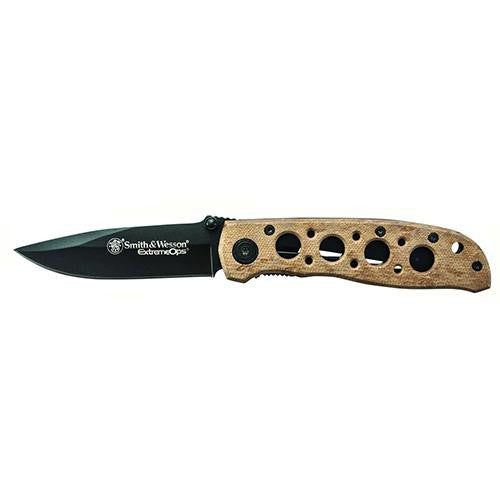 Extreme Ops - - 4.1" Desert Aluminum Handle, Clam