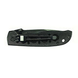 Extreme Ops - - 4.1" Black Tanto Blade, Clam