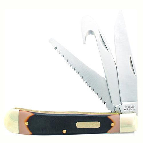 Premium Trapper - - Saw, Gut Hook & Clip Point, Clam