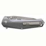 Schrade Frame Lock - - Drop Point, Satin Finish Blade, Aluminum Handle, Boxed