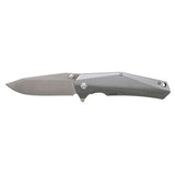 Schrade Frame Lock - - Drop Point, Satin Finish Blade, Aluminum Handle, Boxed