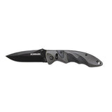 Schrade Sure-Lock - - Grey Aluminum Handle, Black Inserts, Boxed